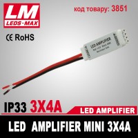 LED Amplifier mini 3x4A (код товару 3851)